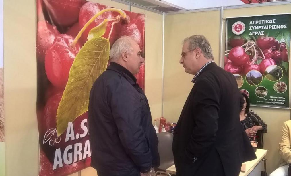 Επίσκεψη Γιάννη Σηφάκη στην 2η FRESKON στην HELEXRO